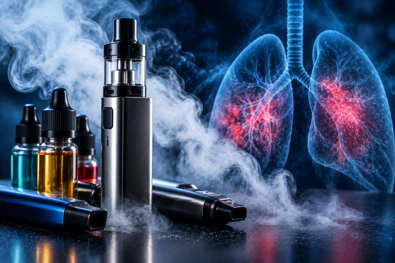 The Real Cost publication artwork about vaping