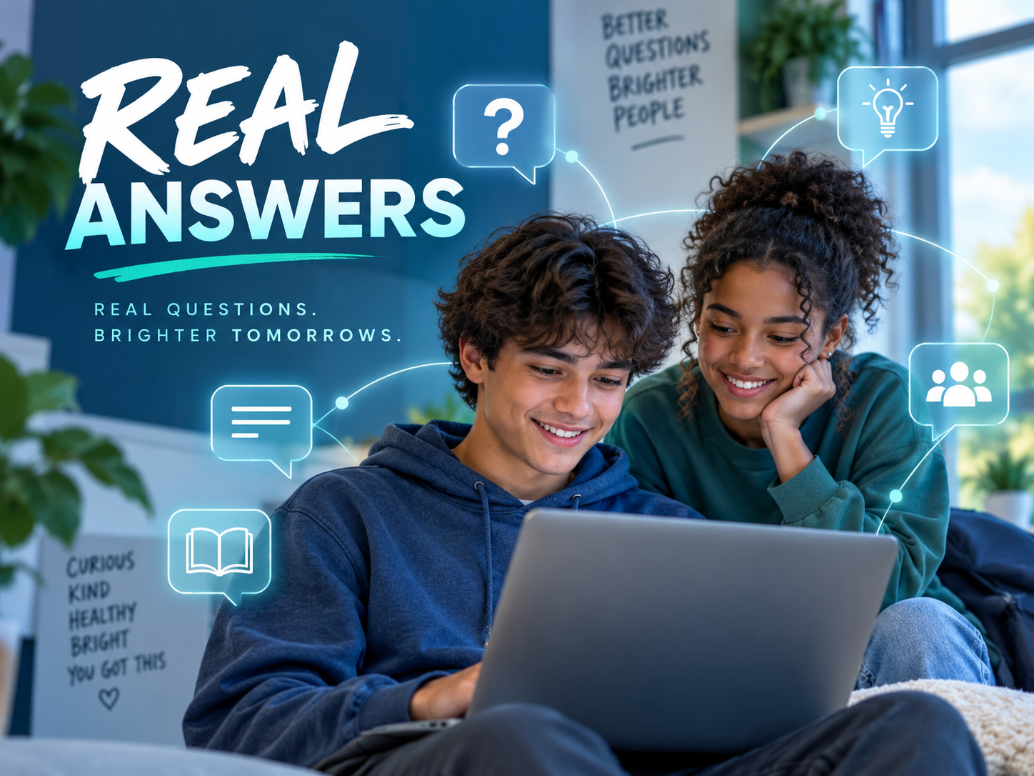 Real Answers youth question and answer concept