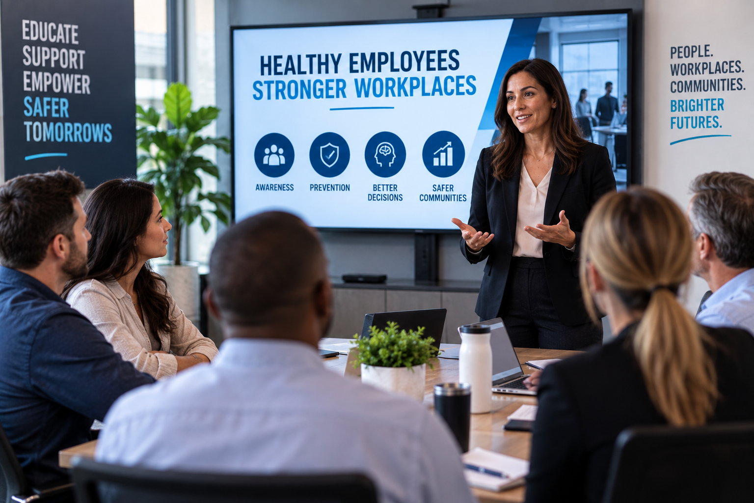 Workplace drug education discussion
