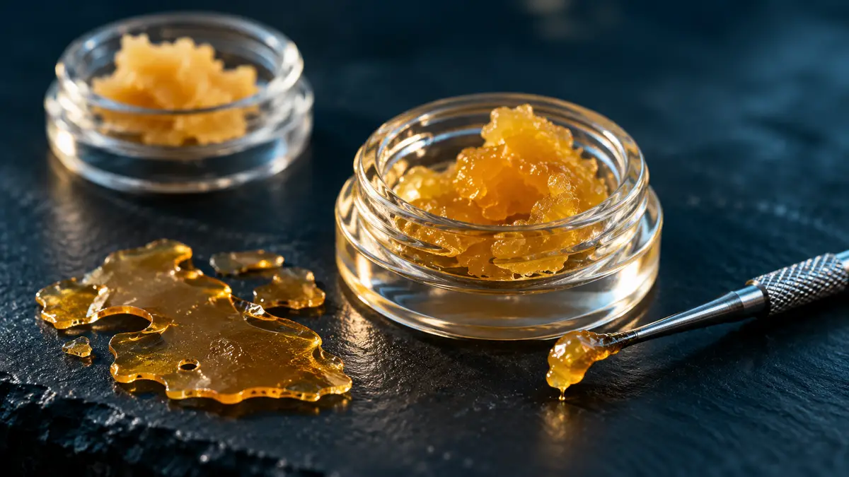 Illustrative image of marijuana concentrate