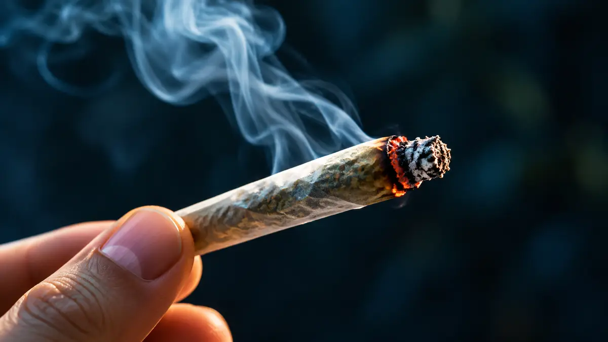Illustrative image representing smoked marijuana