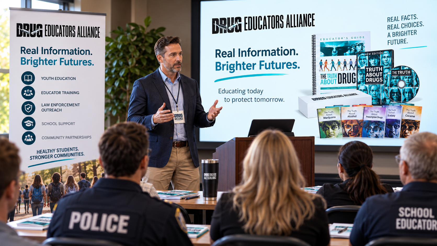 Drug education presentation for educators and community professionals