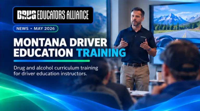 Montana driver education instructors training on the new drug and alcohol curriculum