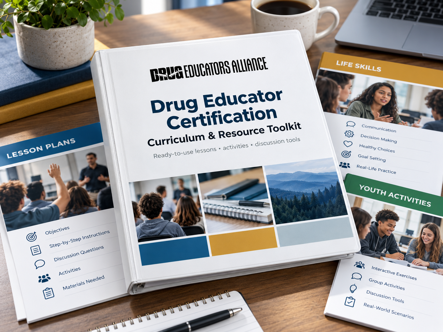 Drug educator training curriculum and youth education resources